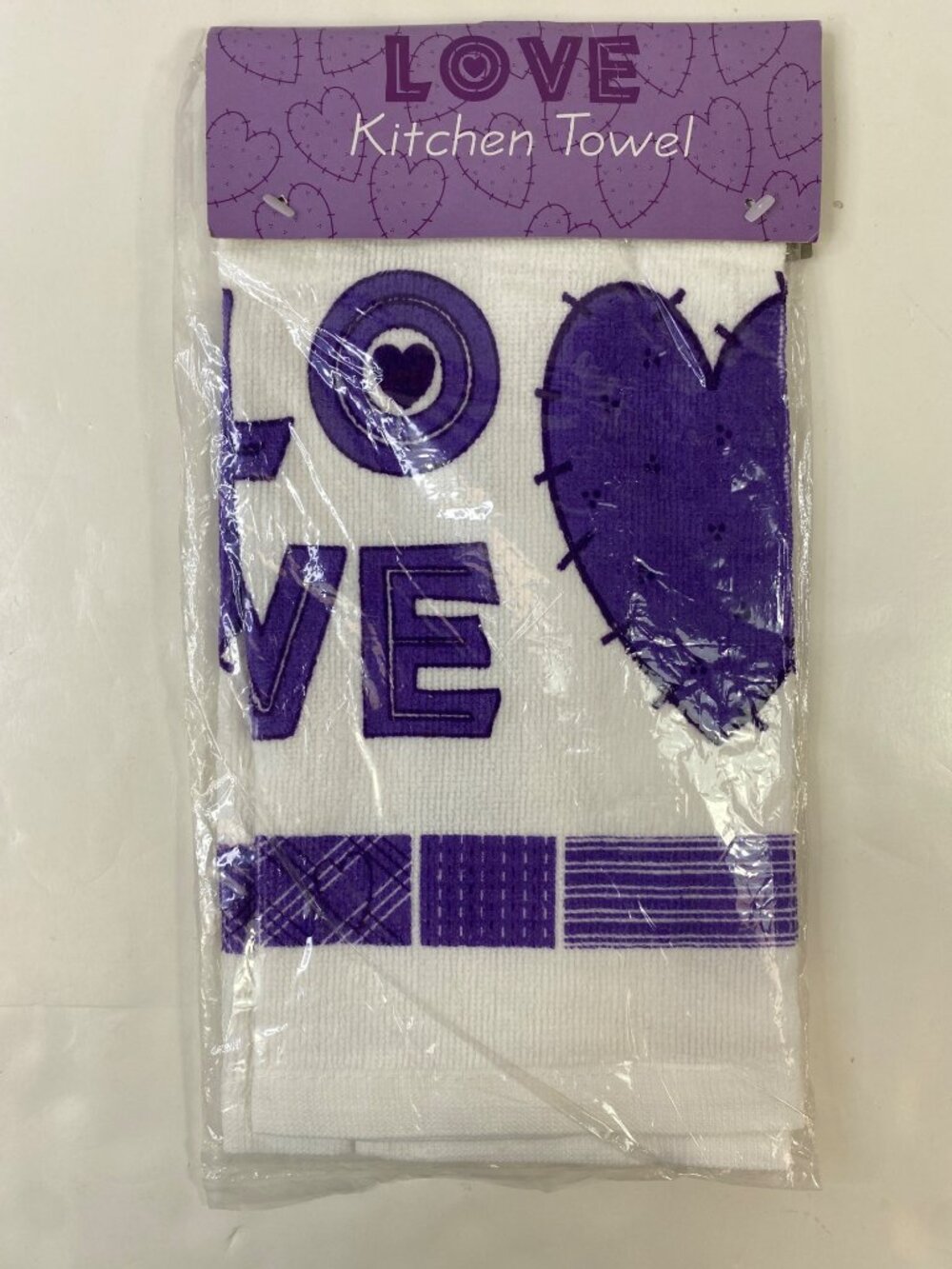 Purple Love Kitchen Towel By School Designs